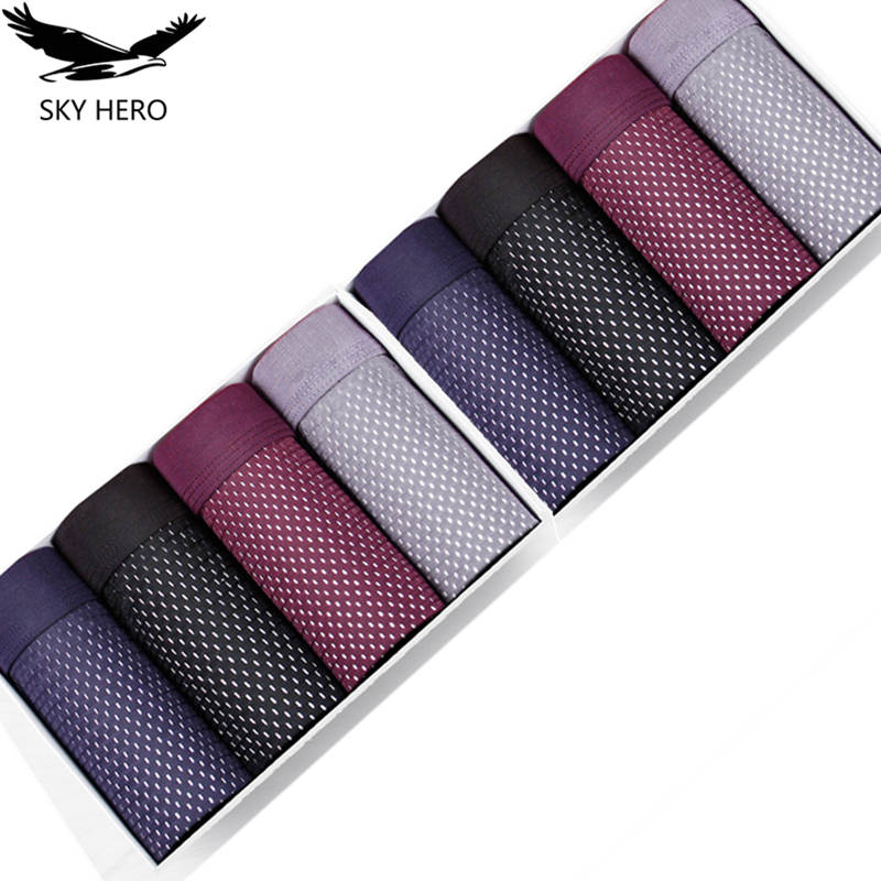 Bamboo Fiber Trunk - 8 sztuk / partia bielizny Bokserki