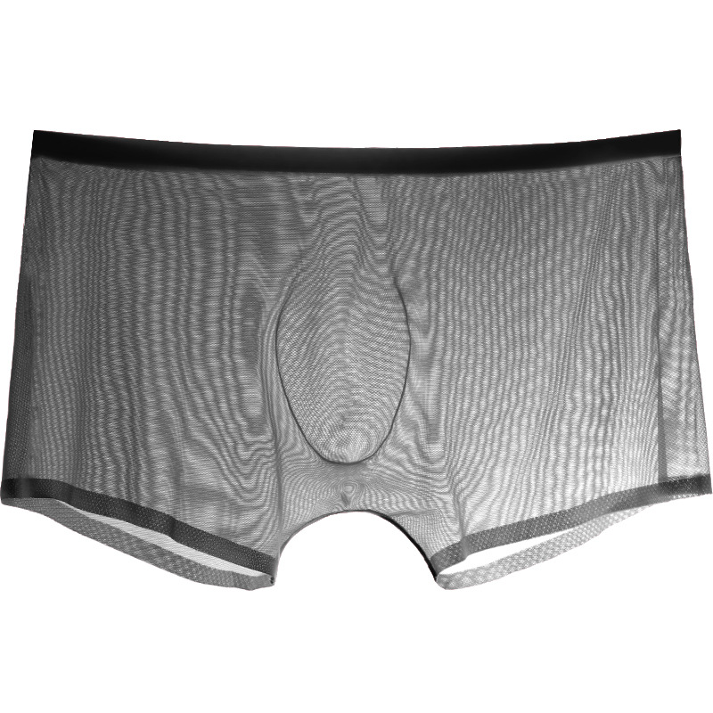 Trunk Breathable Men - Męskie bokserki slipy Przezroczysta bielizna dla