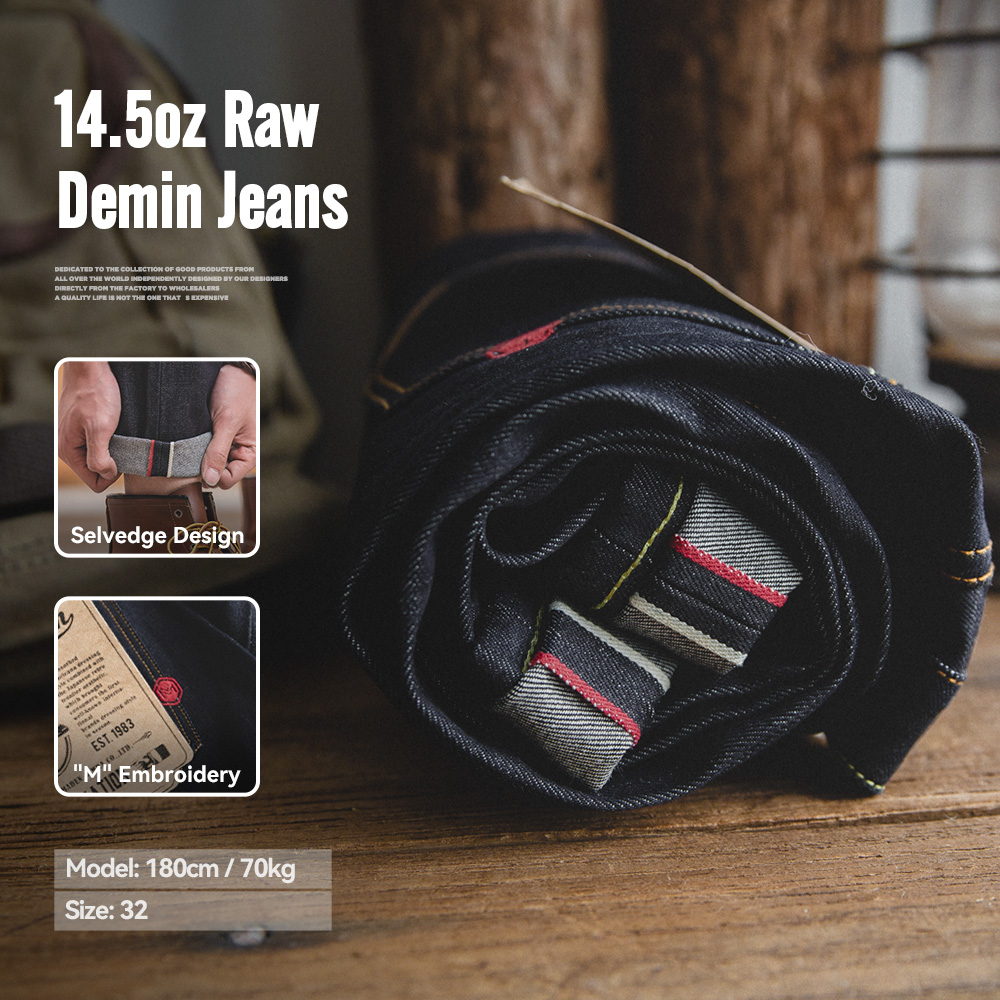Levis Jeans 501 - Maden Vintage 14,5 uncji Selvedge surowe