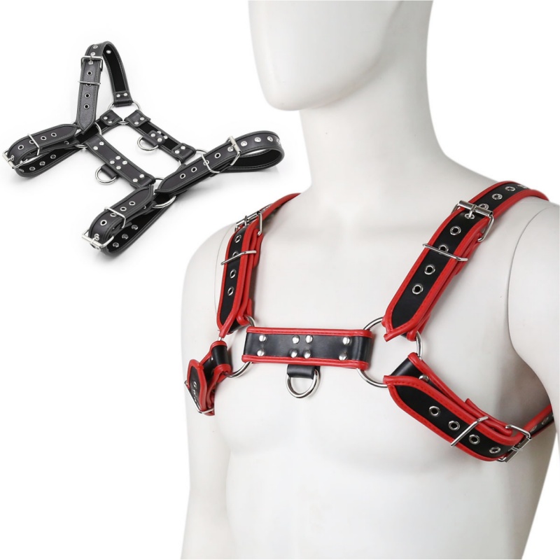 Suspender Tank Top - Fetysz Męska Bielizna Uprząż Mężczyźni Odzież