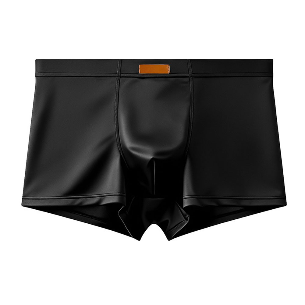 Pouch Boxer Pouch - Męskie bokserki z jedwabiu lodowego, satynowe,