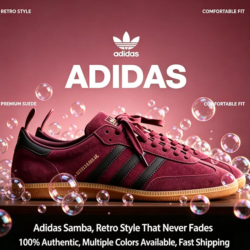 Adidas Shoes Gazelle - Adidas Samba Trefoil Unisex Low Top