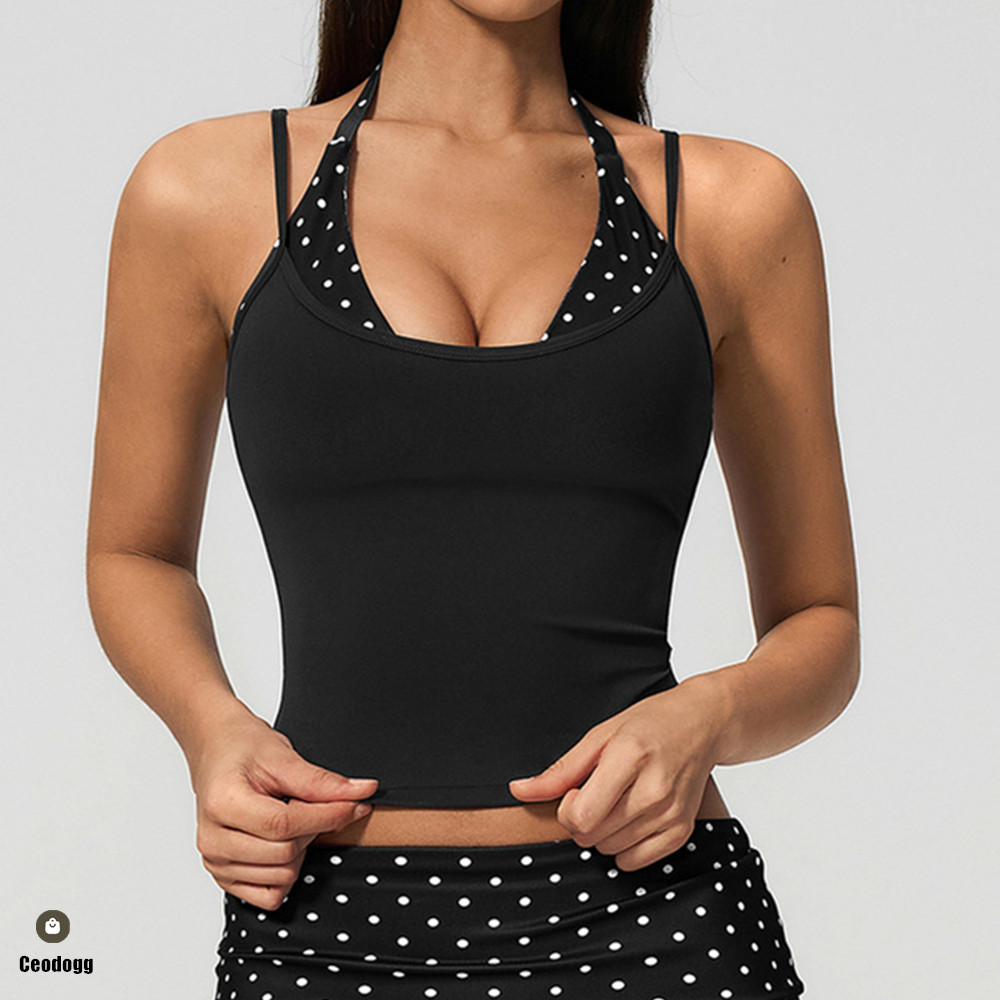 Damski top sportowy na ramiącz – Suspender Tank Top recenzja i cena