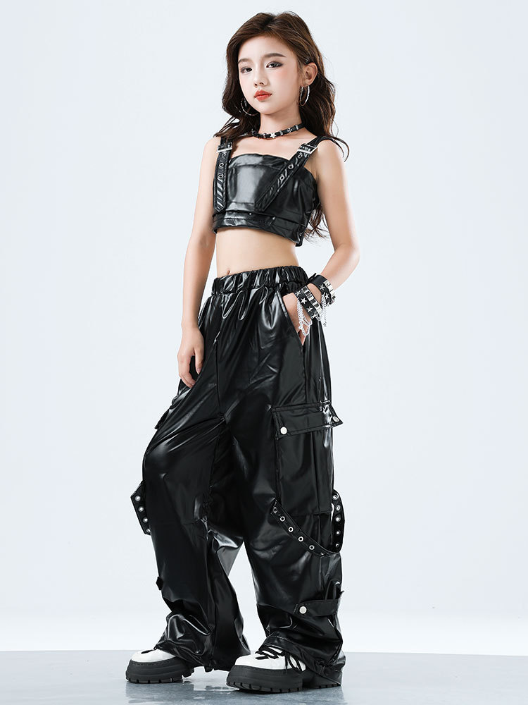 Dziecięca odzież Kpop Hip Hop  – Suspender Tank Top recenzja i cena