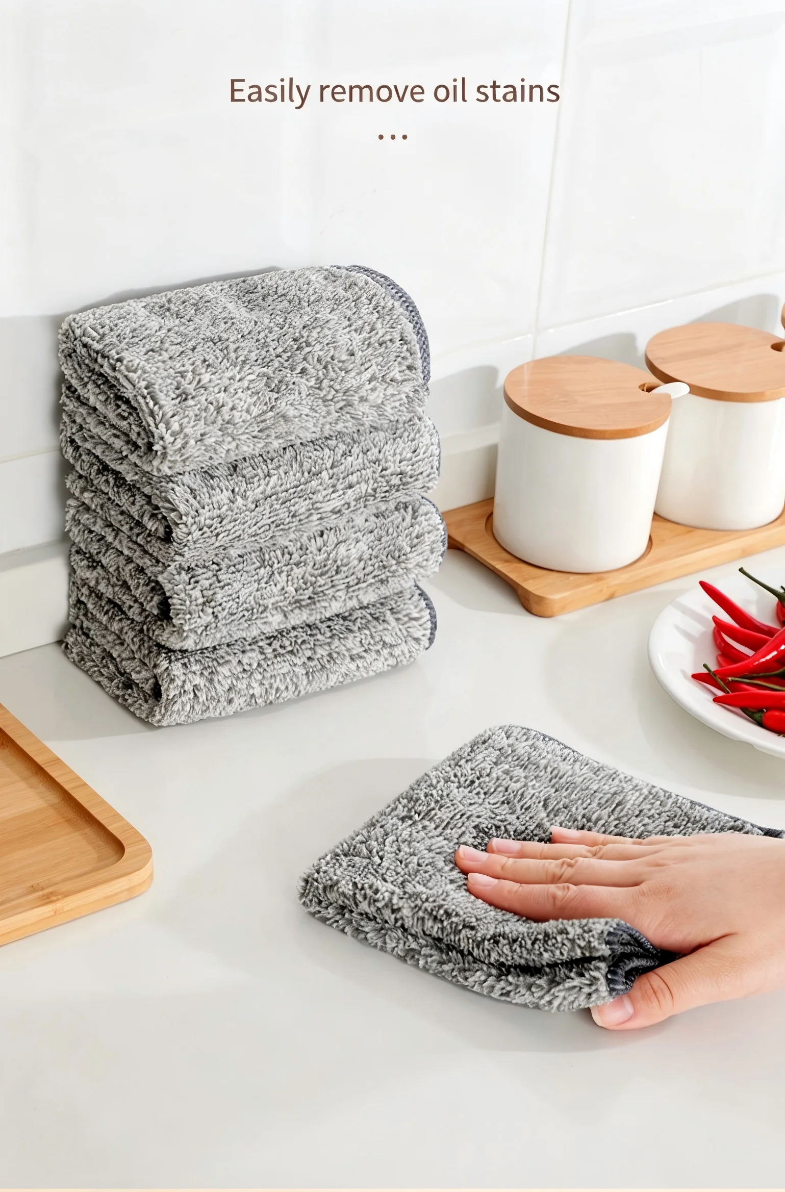 1/5 Sztuka Szara Ściereczka Ku – Bamboo Fiber Trunk recenzja i cena